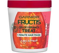 Garnier Hair Care Fructis Color Vibrancy Treat 1 Minute Hair Mask With Goji Extract 135 Fluid Ounce