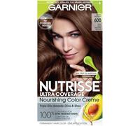 Garnier Hair Color Nutrisse Ultra Coverage Nourishing Creme 600 Deep Light Natural Brown Spiced Hazelnut Permanent Hair Dye 1 Count Packaging May Vary