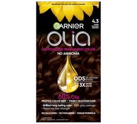 Garnier Hair Color Olia Ammonia-Free Brilliant Color Oil-Rich Permanent Hair Dye 4.3 Dark Golden Brown 1 Count Packaging May Vary