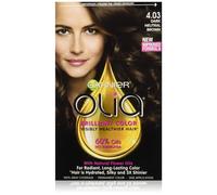 Garnier Hair Color Olia Oil Powered Permanent Color 4.03 Dark Neutral Brown (Packaging May Vary)