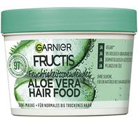 Garnier Hair Mask, Aloe Vera, Hairfood Moisturising 3-in-1 Mask, Care for Smooth Hair, Fructis, 390 ml