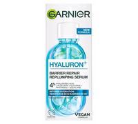 Garnier Hyaluron+ Barrier Repair Serum, Replumping & Hydrating, 30ml | Enriched with 4% Hyaluronic Acid + Aloe Vera + Glycerin + Panthenol + Squalane, Strengthens Skin Barrier, Vegan
