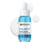 Garnier Hyaluronic Acid Serum, SkinActive Replumping & Hydrating Super Serum with 4% Hyaluronic Acid, Aloe Vera & Glycerin, Strengthens Skin Barrier, Cruelty Free & Vegan, 30ml