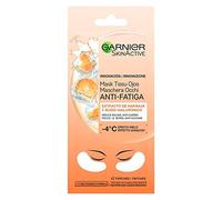 Garnier Hyaluronic Acid and Orange Juice Tissue Mask, Hydrating Brightening Tissue Eye Sheet Mask Pack of 4