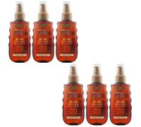 Garnier IDEAL BRONZE 6 X 150ml Protective Sun Oil SPF20 UVA / UVB Protection