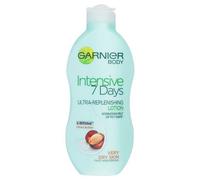 Garnier Intensive 7 Days Shea Butter & Probiotic Extract Body Lotion 250ml, Ultra Replenishing Moisturiser, Up to 7 Days Hydration, For Very Dry Skin, Fast Absorbing & Non Greasy