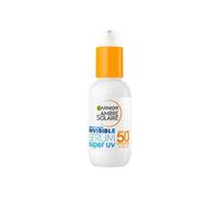 Garnier Invisible Facial Serum, Super UV, for all skin types, SPF 50+, fast absorbing, with Ceramide Protect, Ambre Solaire, 30 ml