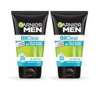 Garnier Men's Oil Clear Deep Cleansing Icy Face Wash, 100g - Pack of 2