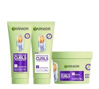 Garnier Method for Curls Curl Care Routine Set - Shampoo, Conditioner & Hair Mask for Defined Hydrated Curls