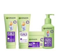 Garnier Method for Curls Deep Nourish Curl Care Routine Set - Shampoo, Conditioner, Hair Mask & Air Dry Cream
