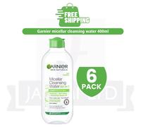 Garnier micellar cleansing water 400ml - PACK OF 6