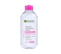 Garnier Micellar Cleansing Water, Gentle face Cleanser & Makeup Remover, Fragrance-Free, Vegan Formula, Suitable For All Skin Types, Even Sensitive, Skin Active, 400ml