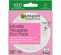 Garnier Micellar Reusable Makeup-Remover Eco Pads, 3 Micro Fibre Pads, Suitable For All Skin Types, 0 Wast