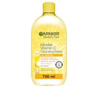 Garnier Micellar Vitamin C Cleansing Water 700ml, Brightening Makeup Remover & Gentle Face Cleanser for Dull, Uneven Skin, No Rinsing, Hypoallergenic & Vegan Formula, Suitable for Sensitive Skin