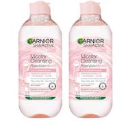 Garnier Micellar Vitamin C Cleansing Water, Gentle face Cleanser & Makeup Remover, Hypoallergenic. Suitable For Dull And Uneven Skin, Brightening Formula, Dermatologically Tested, 400ml (Pack of 2)