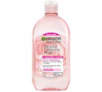 Garnier Micellar Water with Rose Water and Glycerin Hydrating Facial Cleanser & Makeup Remover For All Skin Types Vegan Cruelty Free 23.7 Fl