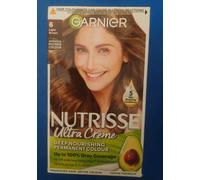 Garnier New Nutrisse Deeply Nourishing Permanent Hair Colour 6 Light Brown X 2