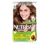 Garnier Nutrisse Ultra Crme Vegan Dye, 6 Light Brown: Soft, natural colour with brilliant shine
