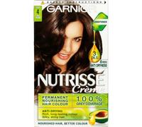 Garnier Nutrisse Creme Cocoa Dark Brown 4 Permanent Hair Dye