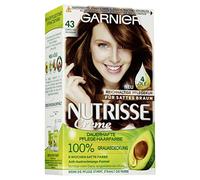 Garnier Nutrisse Creme/Intensive-Coloration mit Fruchtöl / Haarfärbung/Avocadoöl / Goldbraun/Längerer Farbglanz