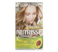 Garnier Nutrisse Creme Permanent Nourishing Hair Colour 8N Nude Medium Blonde
