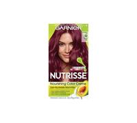 Garnier Nutrisse Nourishing Hair Color Creme with Triple Oils, Strawberry Jam 52, Medium Berry Red, 1 kit