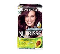 Garnier Nutrisse Permanent Hair Dye, 4.26 Deep Burgundy Red, Pack of 3