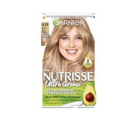 Garnier Nutrisse Permanent Hair Dye, Natural-Looking, Colour Result, For All Types, 8.13 Medium Beige Blonde