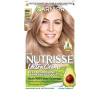 Garnier Nutrisse Permanent Hair Dye, Natural-Looking, Hair Colour Result, for Al