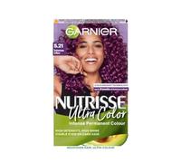 Garnier Nutrisse Ultra Color, Permanent Hair Dye, Intense Colour, For All Hair Types, 5.21 Intense Lilac