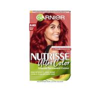 Garnier Nutrisse Ultra Color, Permanent Hair Dye, Intense Colour, For All Hair Types, 6.60 Fiery Red
