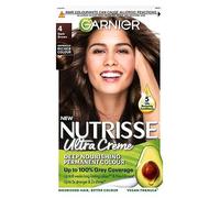 Garnier Nutrisse Ultra Crme Dye, Vegan, 4 Dark Brown