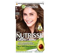 Garnier Nutrisse Ultra Crme Vegan Dye, 6 Light Brown: Soft, natural colour with brilliant shine