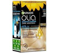 Garnier Olia 110 Cool Ash Blonde Permanent Hair Colour without Ammonia with Nourishing Natural Oils, Full Grey Hair Coverage, Permanent Colouration, 1 Piece