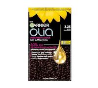 Garnier Olia Permanent Hair Dye, Up to 100% Grey Hair Coverage, No Ammonia, 60% Oils, Midnight 3.23 Black Amber