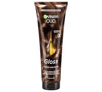 Garnier Olia Gloss - 10 Min Tinted Hair Mask - Expensive Brunette - Up to 72h Mirror-Like Shine* With A Touch Of Colour For Up To 6 Washes** - Corrects Up To 1 Year Of Damage*** - For Brunettes