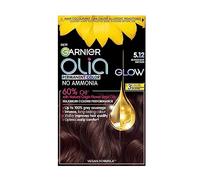 Garnier Olia Permanent Hair Dye, Visibly Improved Hair Quality, 3X More Shine, No Ammonia and 60 percentage Oil Powered Formula, 5.12 Iridescent Brown, 1 Count (Pack of 1)