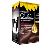 Garnier Olia Glow Permanent Hair Colour - Ammonia-Free - Natural Flower Oils - Very Light Ash Brown (6.12)