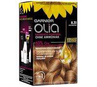 Garnier Olia Hair Colour Hair Dye Contains 60% Flower Oil for Deep Colour without Ammonia - Pack of 3