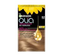 Garnier Olia Luminous Long-Lasting Hair Colour, 7.0 Dark Blonde | 100% Grey Coverage, Oil-Powered Formula, Luminous Long-Lasting Vibrant Colour, No-Ammonia, 3x Shinier Hair
