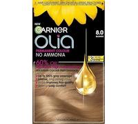 Garnier Olia Luminous Long-Lasting Hair Colour, 7.0 Dark Blonde