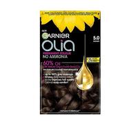 Garnier Olia Luminous Long-Lasting Permanent Hair Colour, 5.0 Brown