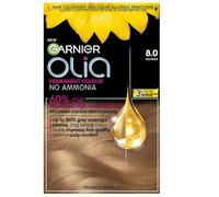 Garnier Olia No Ammonia Permanent Hair Dye 8.0 Blonde 1 colourant Cream 1 developer cream 1 conditioner