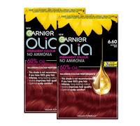 Garnier Olia Permanent Hair Dye, Colour: 6.60 Intense Red, 230G Double