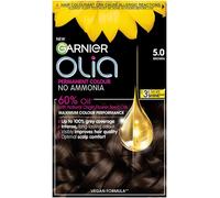 Garnier Olia Permanent Hair Dye, No Ammonia, Full 1 Count (Pack of 1), Brown