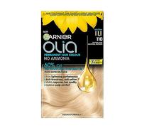 Garnier Olia Permanent Hair Dye, Up to 100% Grey Hair Coverage, No Ammonia, 60% Oils, 110 Super Light Blonde