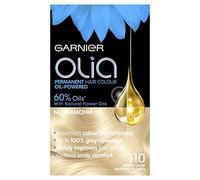Garnier Olia Super Light Blonde Permanent Hair Dye, No Ammonia for A Pleasant Scent, Up To 100% Grey Hair Coverage, Maximum Colour Performance, 60% Oils - 110 Super Light Blonde, Pack of 3