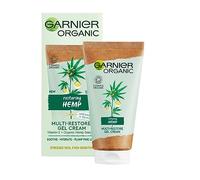 Garnier Organic Hemp Multi-Restore Gel Cream 50 ml, Soothing & Hydrating Moisturiser for Stressed & Sensitive Skin, Enriched with Vitamin E & Organic Hemp Seed Oil