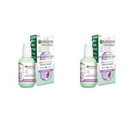 Garnier Organic Lavandin & Hyaluronic Acid Serum Cream, 2in1 Formula With Hyaluronic Acid serum & Hydrating Moisturiser, Replumps Skin & Reduces Fine Lines, Organic & Vegan Formula, 50ml (Pack of 2)