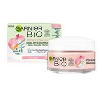 Garnier Organic Rosy Glow, moisturizing rose cream, 3-in-1, nourishing, firming and shiny, enriched with organic rose oil and vitamin C, vegan formula, 50 ml